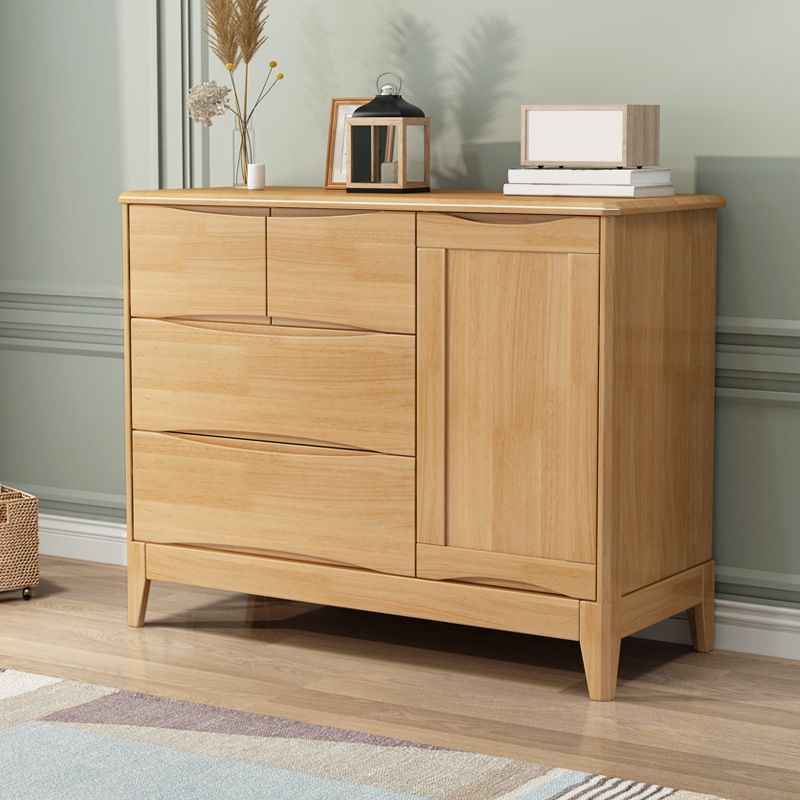 29.5"Tall 4 - Drawer Accent Cabinet, Wooden Rectangle Cabinet