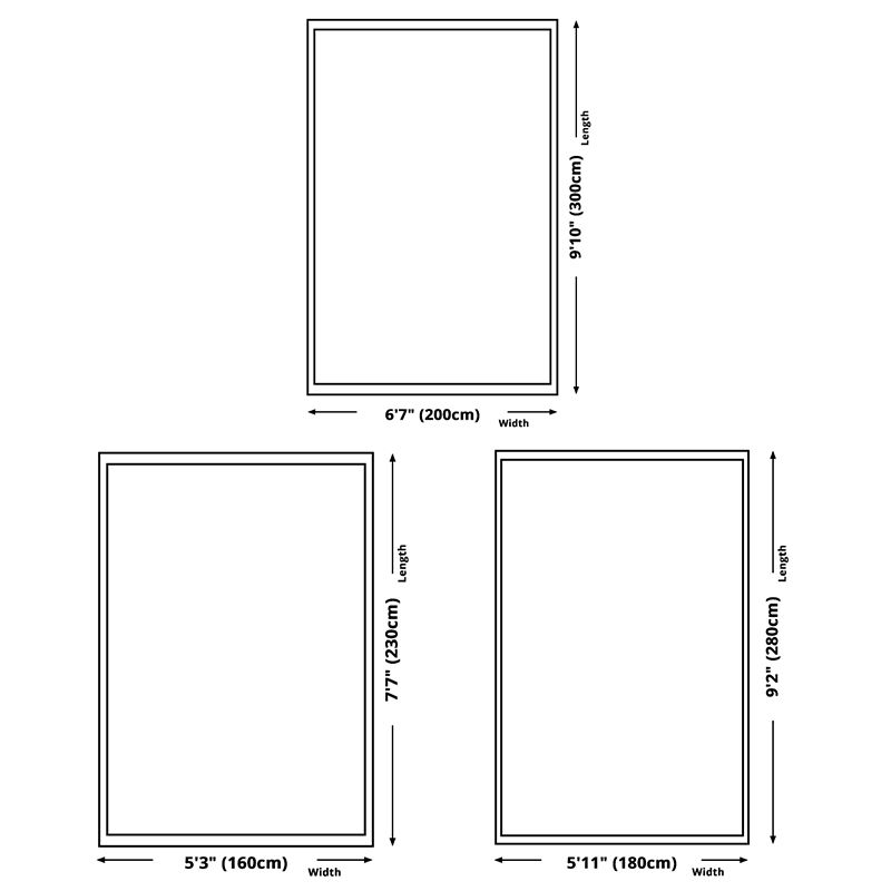 Stylish Modern Living Room Rug Multicolored Geometry Printed Area Carpet Polyester Stain Resistant Indoor Carpet