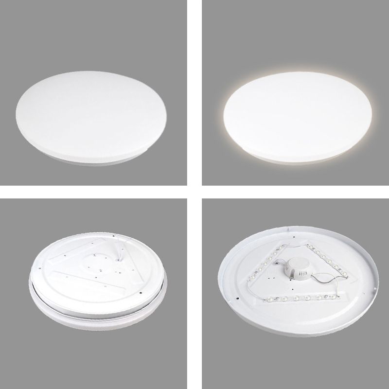 1-Cercle de lumière Flush Ceiling Light Fixture Modern Style Metal Led Flush Mount