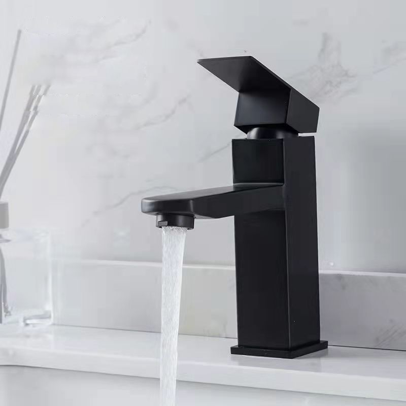 Basic Centered Lavatory Faucet Solid Color Faucet Vessel Sink Bathroom Faucet