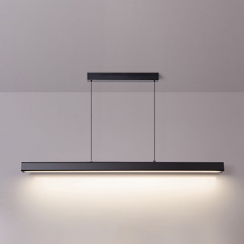 Simple Characteristic Modern Nordic Style LED Hanging Island Pendant Light for Dining Room Office