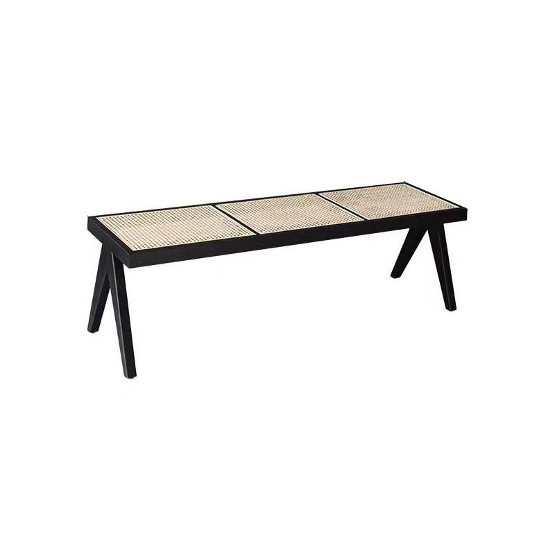 Tropical Seating Bench Rectangle Entryway and Bedroom Bench , 16" W