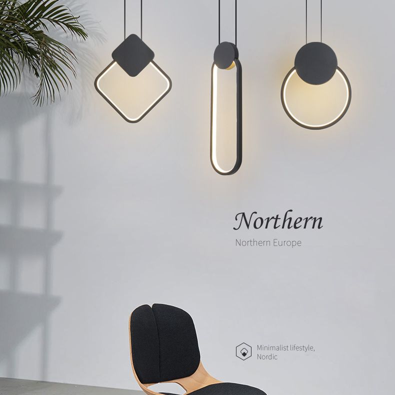 Moderne Kabelhängehänge Anhänger Lichter Metallanhänger Licht