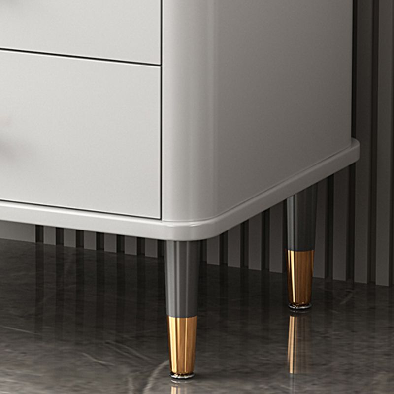 Contemporary Wood Accent Chest with Straight Legs 15.74" Wide Chest