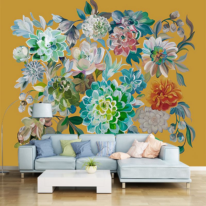 Bunte Blüten-Wandbilder, modernistische, feuchtigkeitsbeständige Wanddekoration auf Weiß für Ihr Zuhause