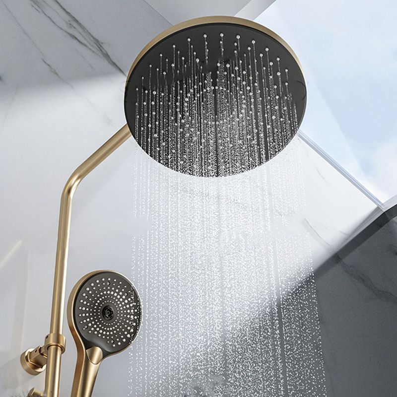Industial Shower System Color Block Adjustable Spray Pattern Shower Head Combo