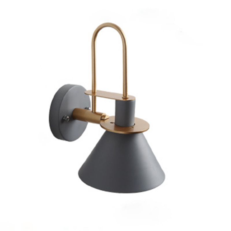 Macaroon -stijl wandbevestiging verlichtingsarmatuur metalen kleurrijk sconce licht voor hotel slaapkamer