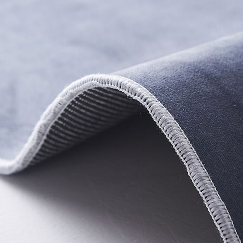 Apricot Tone Flowers Rug Polyester Carpet Simple Anti-Slip Backing Indoor Rug for Home Decoration