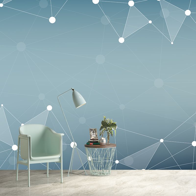 Modern Sitting Room Decorative Geometry Wall Mural Home Decor,Customised