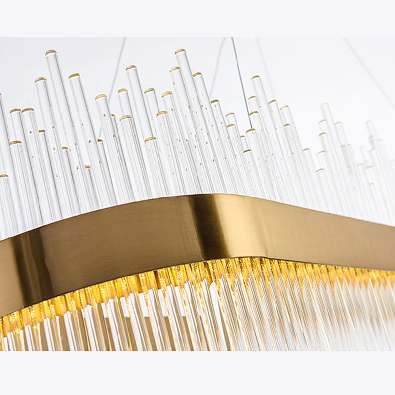 Moderna isla Pense de iluminación de cristal Restaurante Luz de restaurante Luz interior