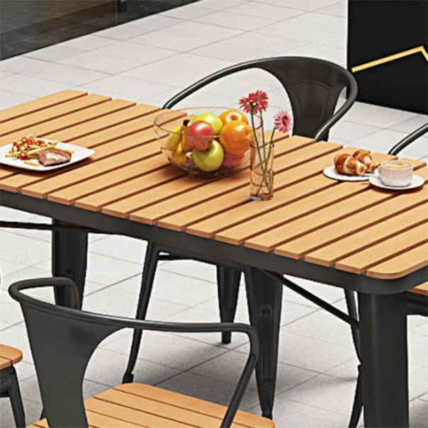 Modern Engineer Wood Dining Table Set 1/2/5/7 Pieces Dining Set for Home Use