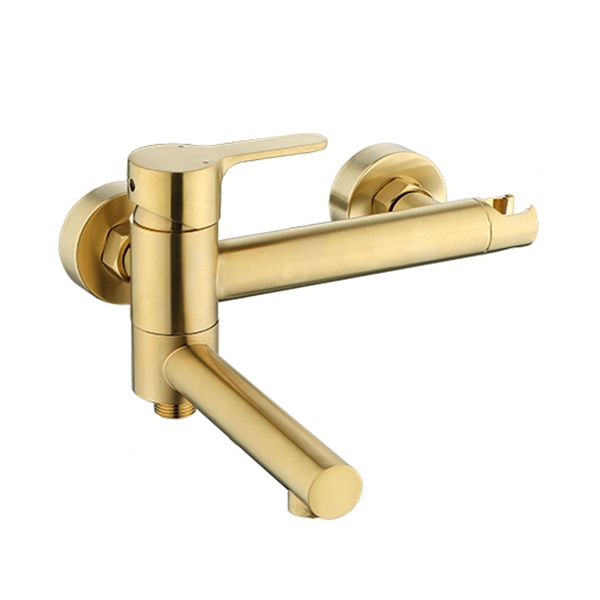 Wall Mounted Bathroom Faucet Contemporary Style Swivel Bathroom Faucet