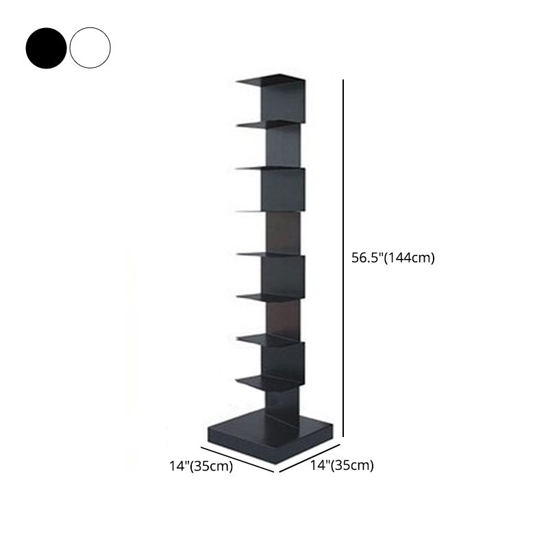 14"W Bookshelf Modern Style Invisible Bookcase for Office and Home
