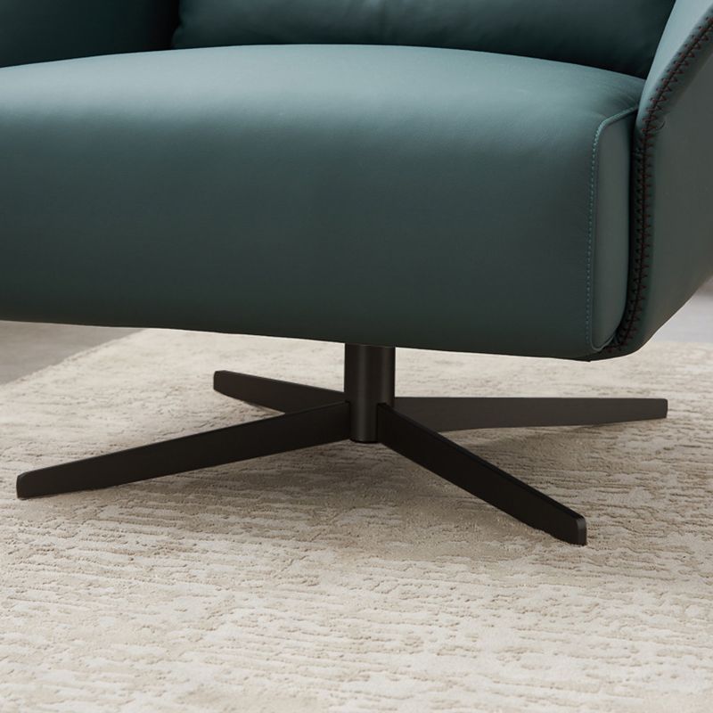 32.68" Long Flared Arms Chair 4-Star Leg Accent Armchair for Living Room