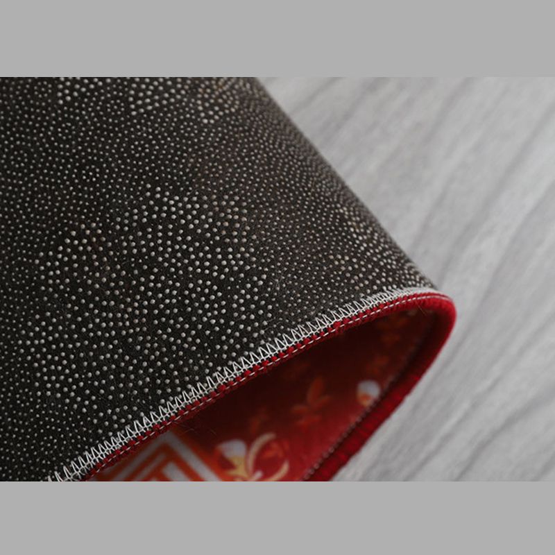 Stylish Modern Living Room Rug Multicolored Geometry Printed Area Carpet Polyester Stain Resistant Indoor Carpet