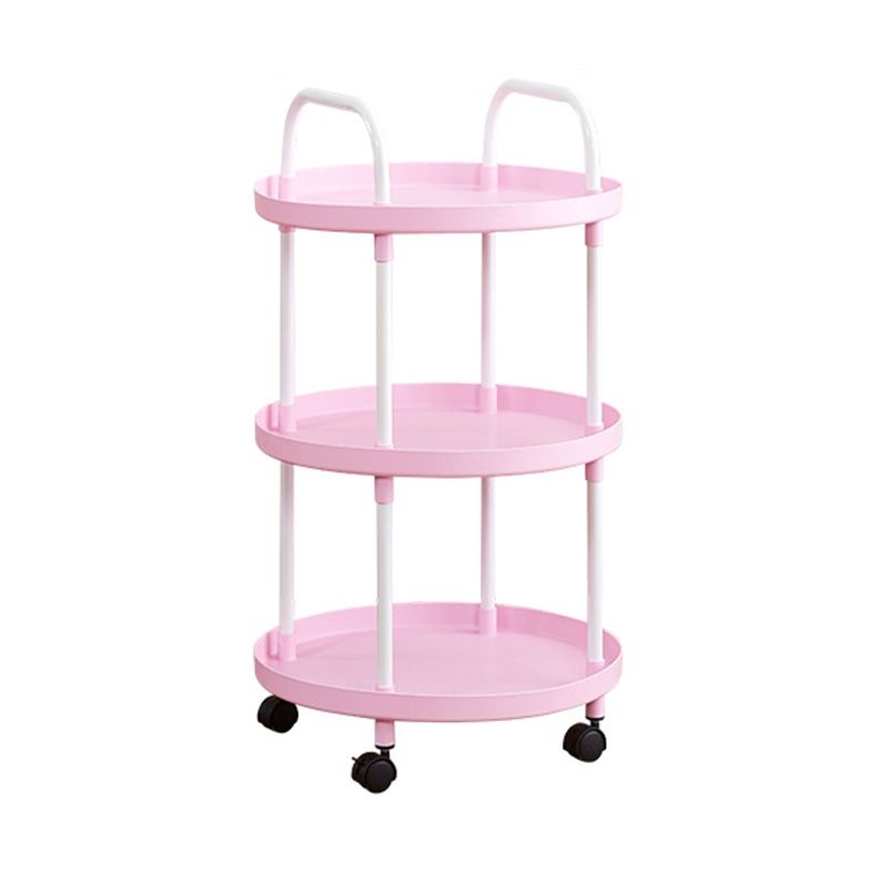 Modern Accent Side Table Round Metal Living Room Corner Table