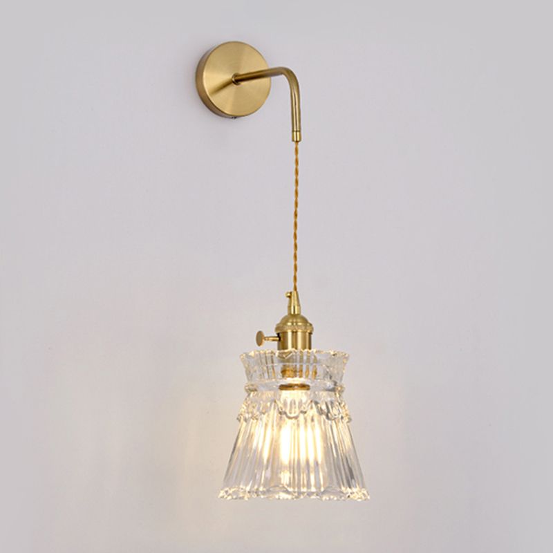 Geometric Wall Lighting Fixtures Modern Style Glass 1 Light Wall Lighting