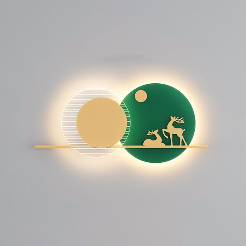 Modern Style Metallic Wall Light Creative LED Wall Light Sconce for Bedroom