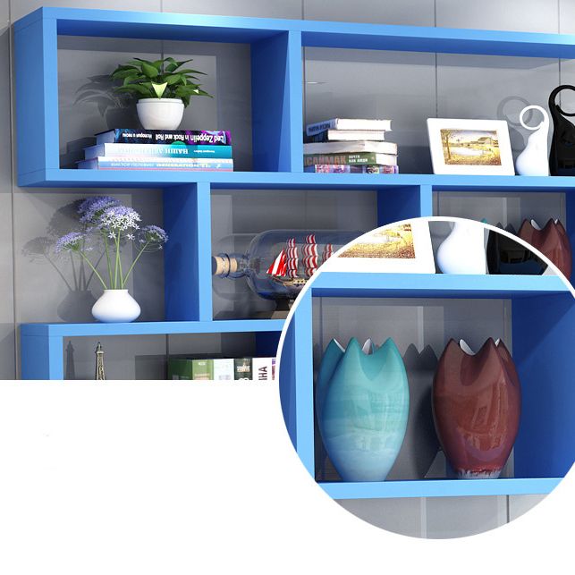 3-Tier 30" H Contemporary Floating Bookcase Wood Shelf Bookcase for Living Room