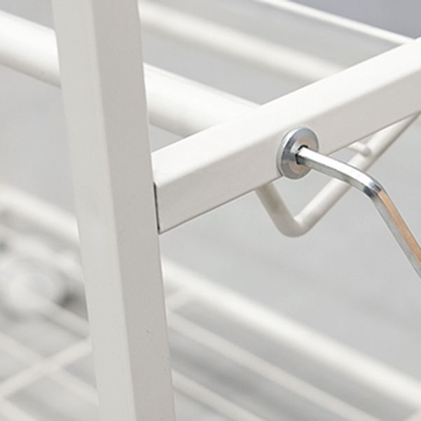 Modern Style Steel Bookshelf Open Back Etagere Bookcase for Home