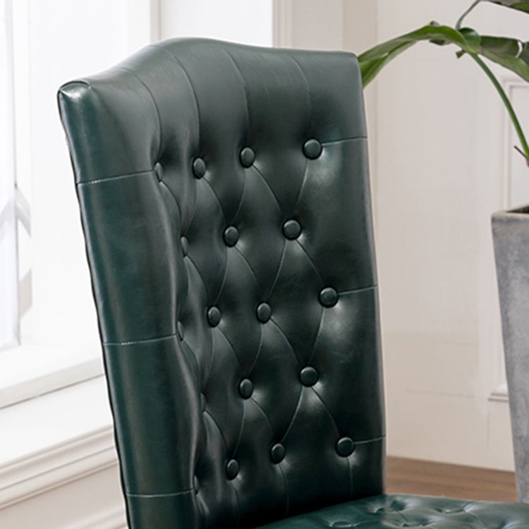 Chaise d'appoint de salle à manger traditionnelle en bois, avec coussin de couleur, chaise Parsons pour la maison
