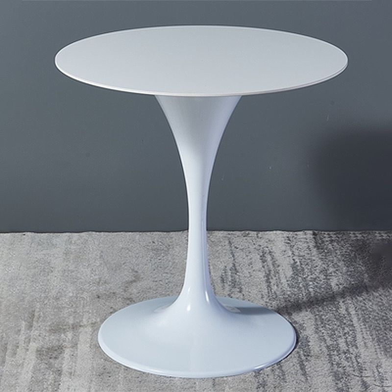 29.1"H Round Solid Color Slate Coffee Table 1 Single Modern Cocktail Table