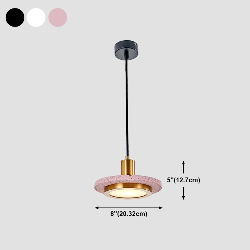 Terrazzo Hanging Light Nordic Pendent Lighting Fixture for Sitting Room