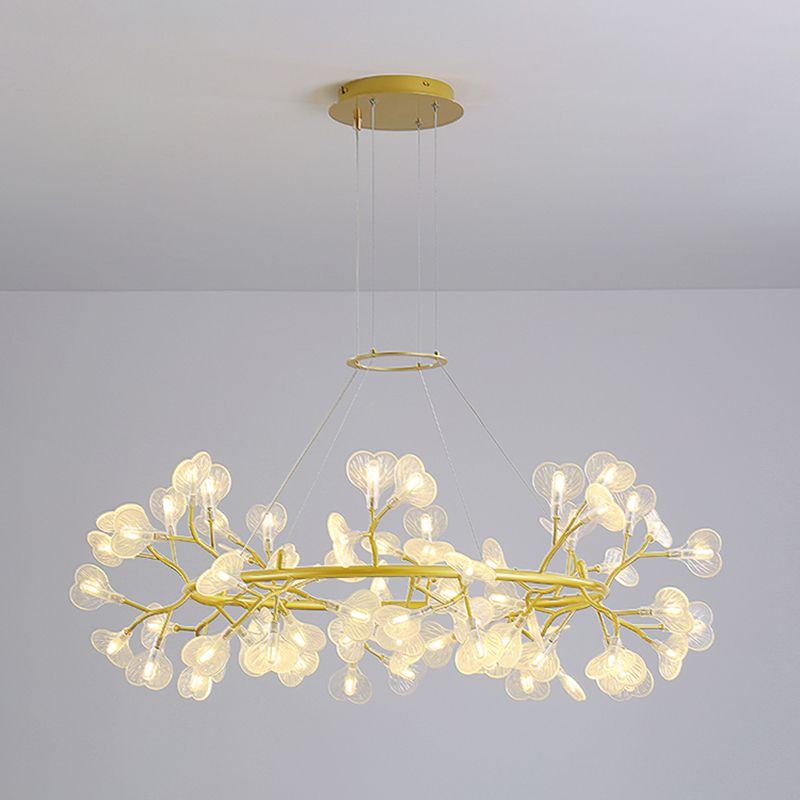 Landeliers modernos para comedor accesorios de luz orbicular colgante de lámpara de metal