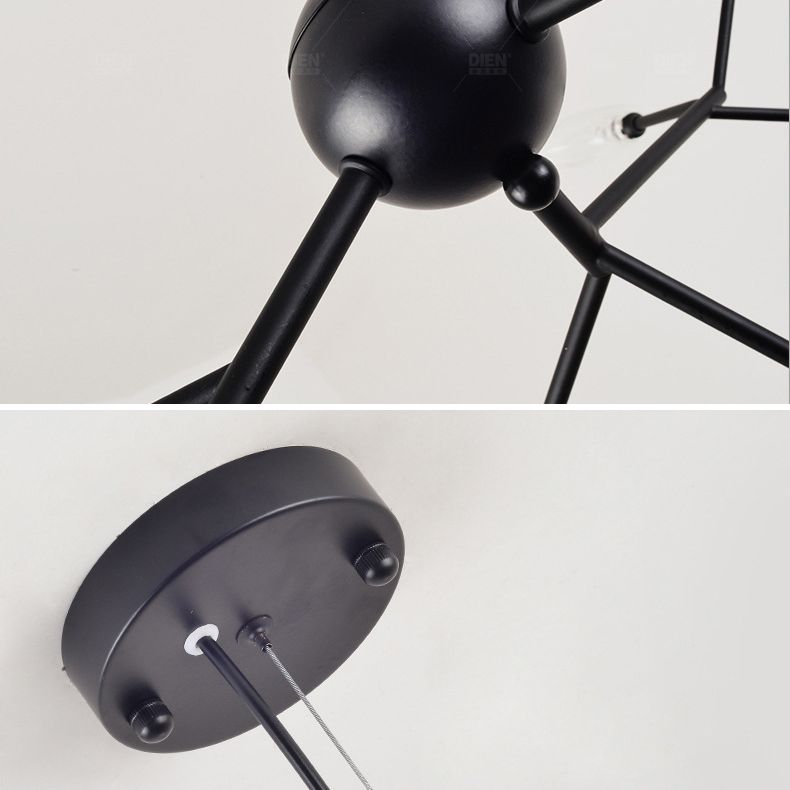 Estilo minimalista moderno techo en aerosol Costilla colgante de metal claro para sala de estar para sala de estar