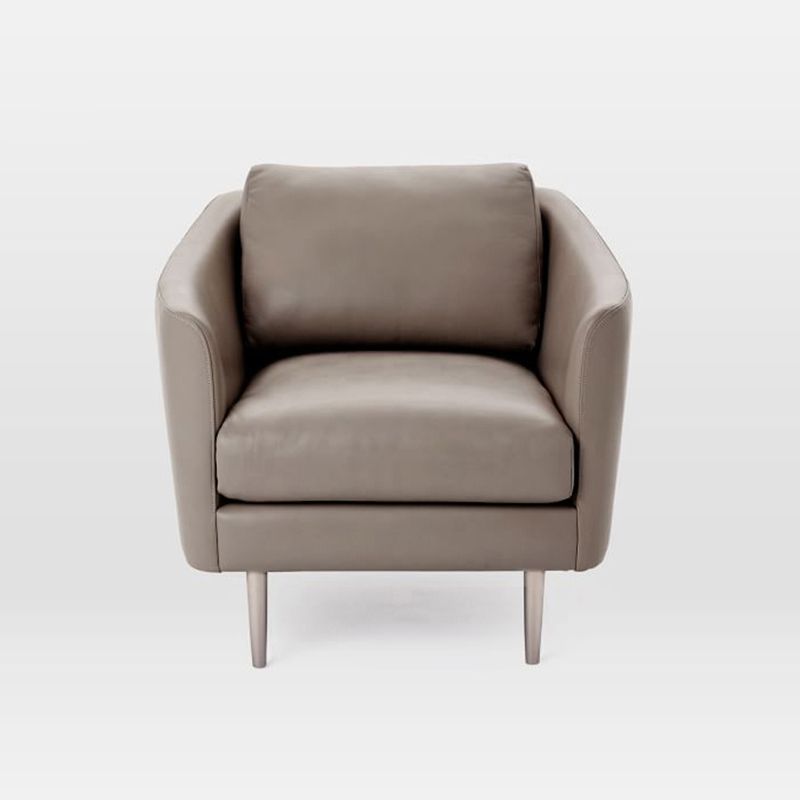 Contemporary Fabric Standard Sofa Sloped Arm Cushions Settee