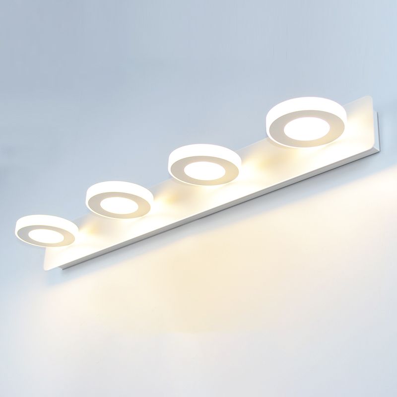 Lumo moderno a specchio a più head Stile moderno semplice lampada da toeletta per il bagno