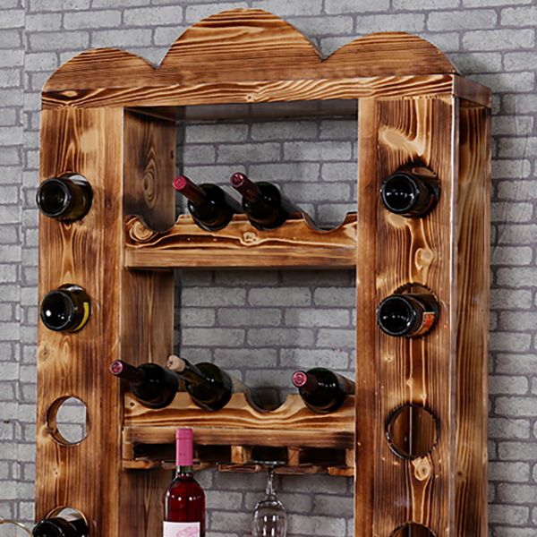 Traditional Wooden Bar Dining Table Ellipse Shape Bar Table for Kitchen