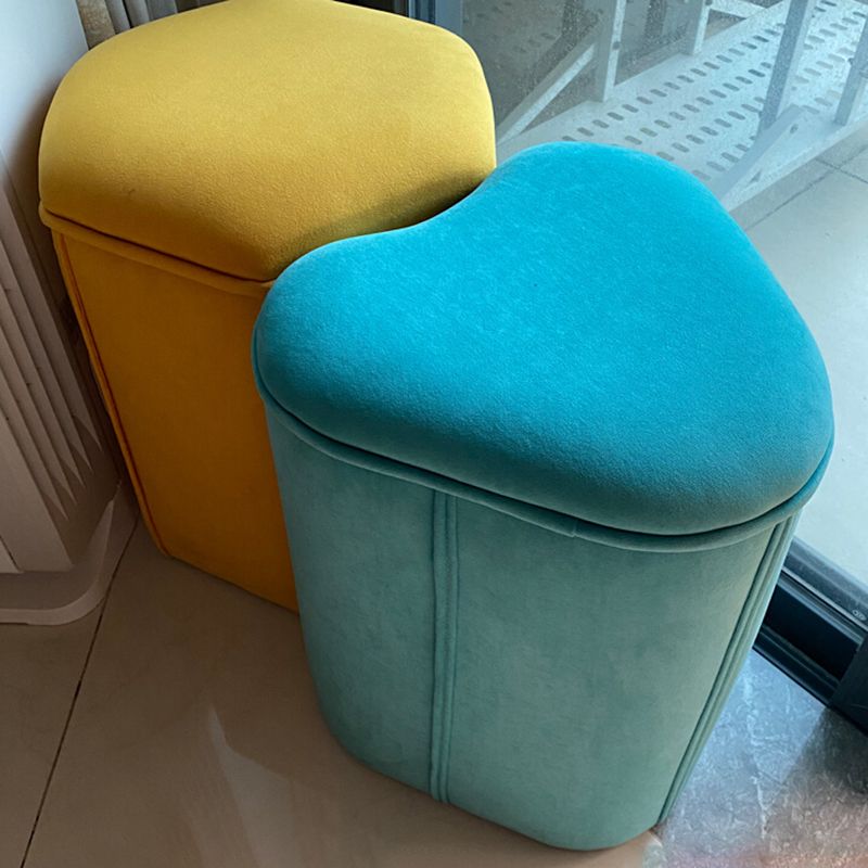 Contemporary Ottoman Solid Color Cotton Blend Standard Indoor Tear Resistant Ottoman