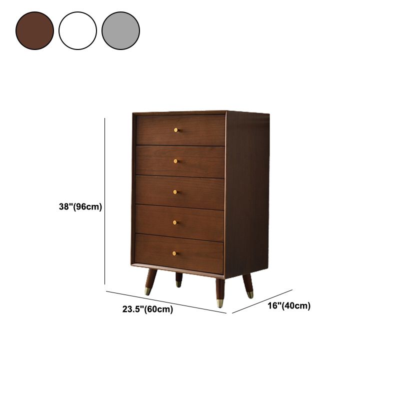 Classic Glam Solid Wood Storage Chest Bedroom Soft-Close Drawers Dresser