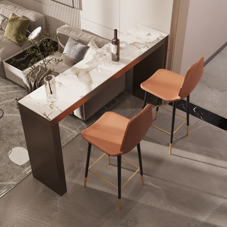 Modern Stone Bistro Set 1/2/3 Pieces Rectangle Living Room Pub Dining Set