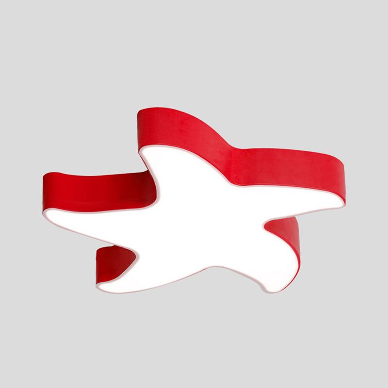 Starfish Acrylic Ceiling Chandelier Modern LED Pendant Lighting Fixture for Corridor