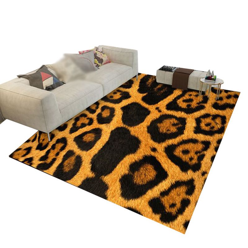 Bold Home Decoration Carpet Animal Pattern Area Rug Polyester Stain Resistant Indoor Carpet
