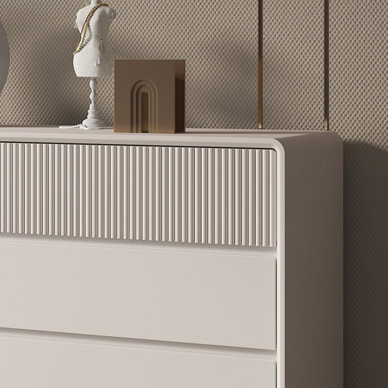 Contemporary Horizontal Combo Dresser Wooden Storage Dresser for Bedroom