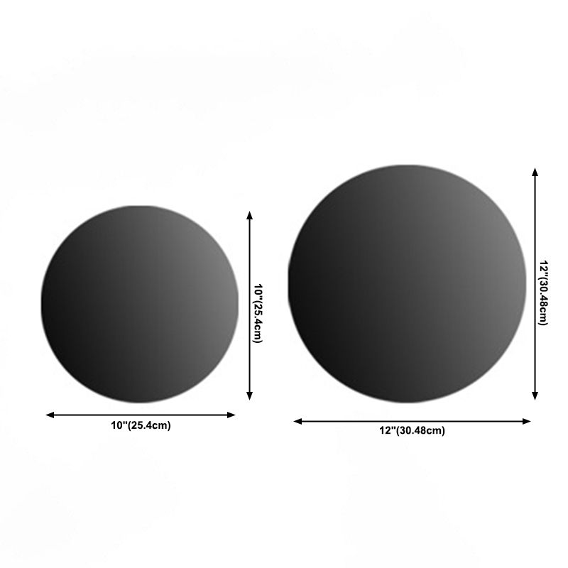 Nordic Creative Art SimpleStyle Round Shade Wall Sconce Metal 1 Light Sconces for Bedroom.