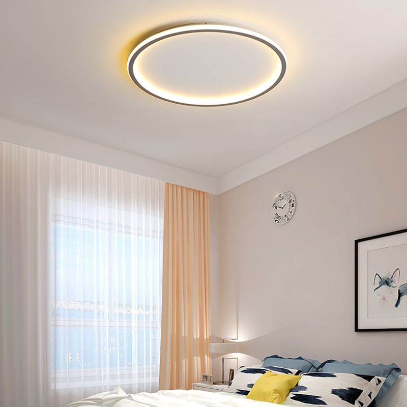 Kreis Close to Ceiling Lighting Einfache-Stil LED Aluminium in der Nähe von Deckenlampe
