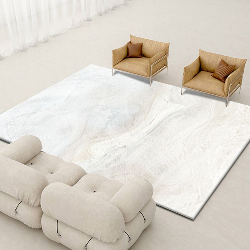 Green Grey Rug Polyester Graphic Indoor Rug Washable Rug for Drawing Room
