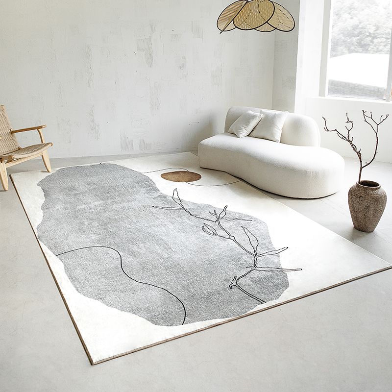 Stijlvol polyester tapijt abstract patroon binnen vloerkleurbestendig gebied tapijt voor woonkamer
