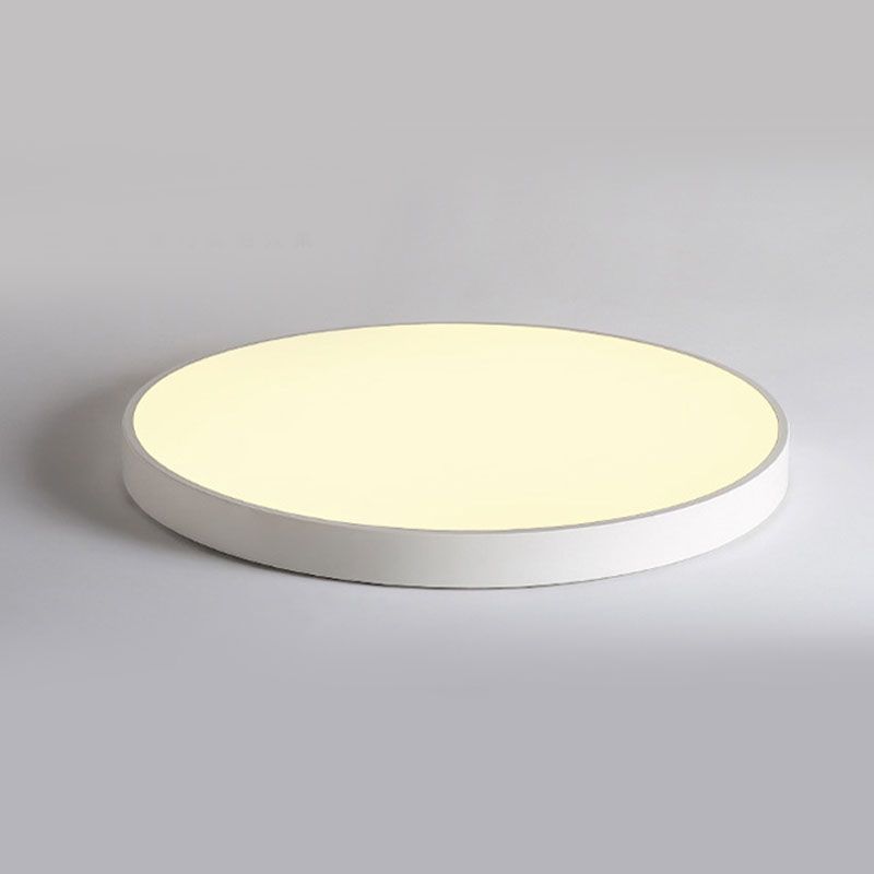 Nordic Modern Style Round Ceiling Lamp Acrylic 1 Light LED Flush Mount Light for Corridor