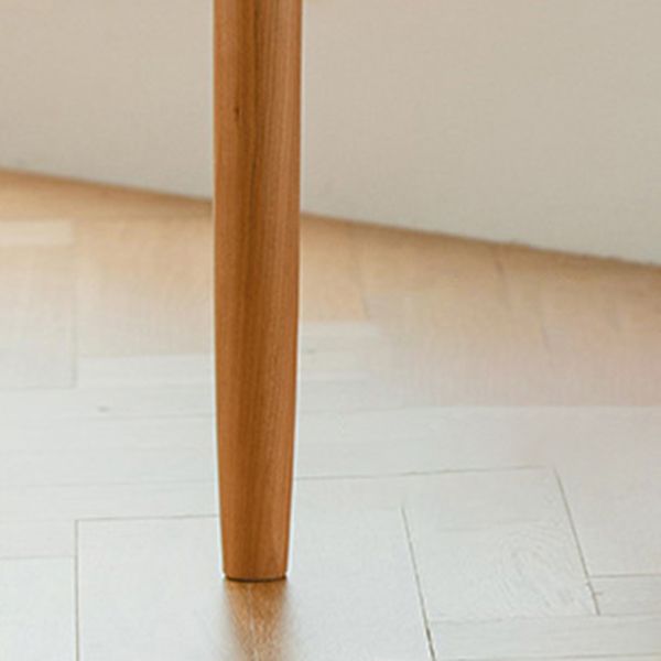 Solid Wood Dining Table Modern Rectangle Dining Table with 4 Legs