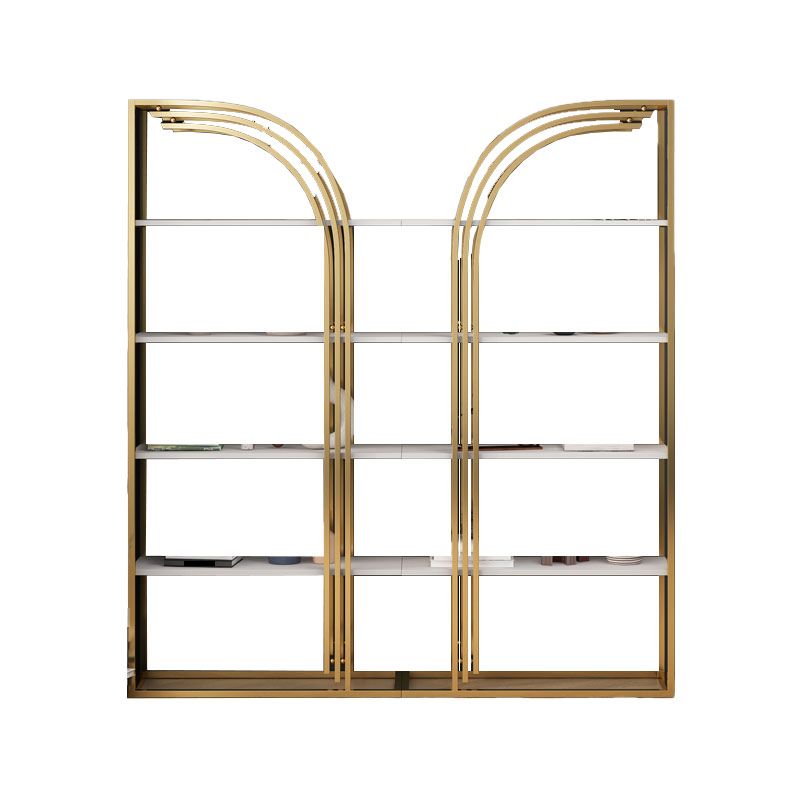 Libreria da 12 "Wookshelf Open Back Glam Style per Study Room Home Office