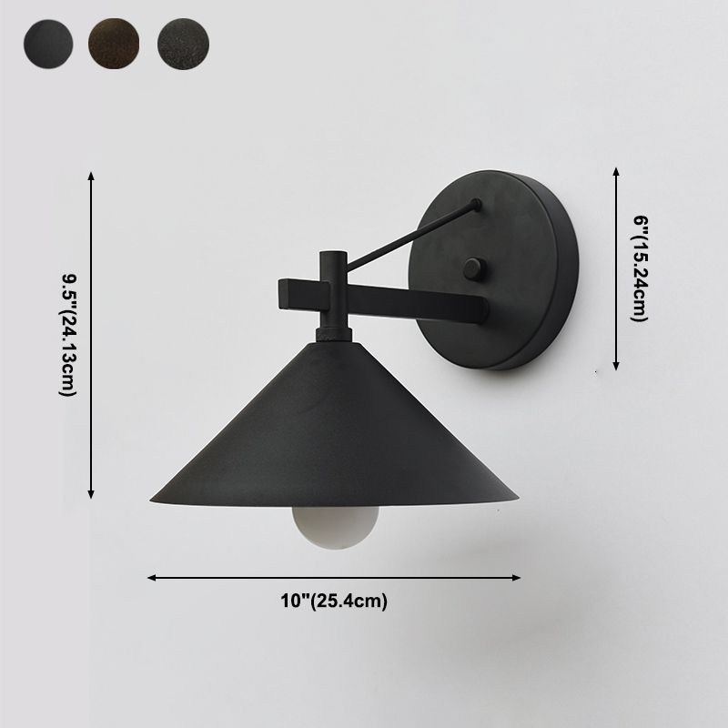 Illuminazione da parete in metallo Apparecchiatura ombreggiata per la parete industriale illuminazione per esterni