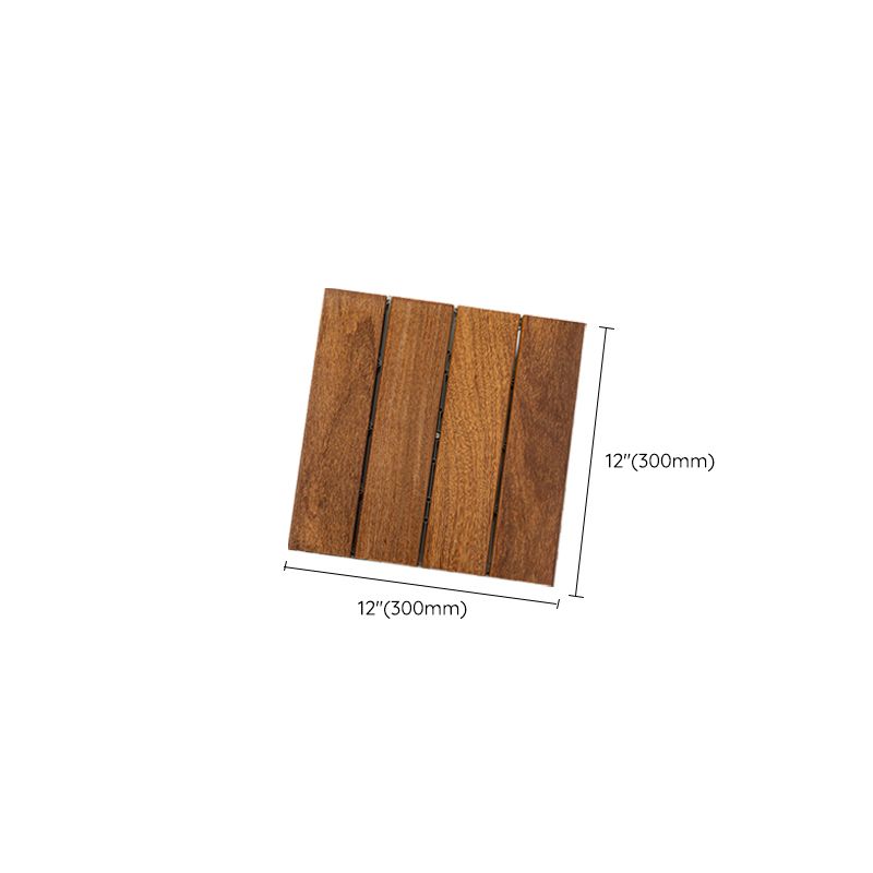 Outdoor Laminate Floor Wooden Square Scratch Resistant Stripe Composite Laminate Floor