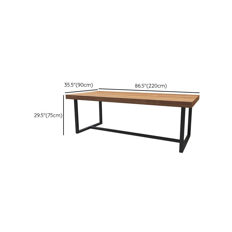 Modern 1/5/7 Pieces Dining Set Rectangle Pine Wood Dining Table for Cafe