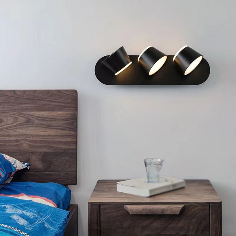 Modern Style Wall Mount Light LED Wall Sconce Light with Plastic for Living Room