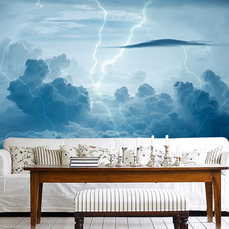 Decoratieve fotografie muurschildering behang kleurrijke lucht binnen muur muurschildering